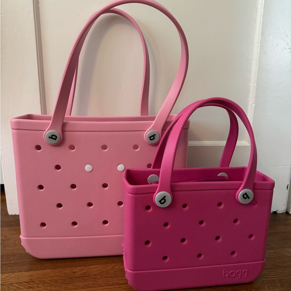 PINK DUO Mother Daughter Bogg Bags